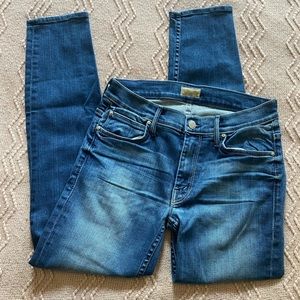 Mother the Muse Ankle Jeans in China Blossom Wash